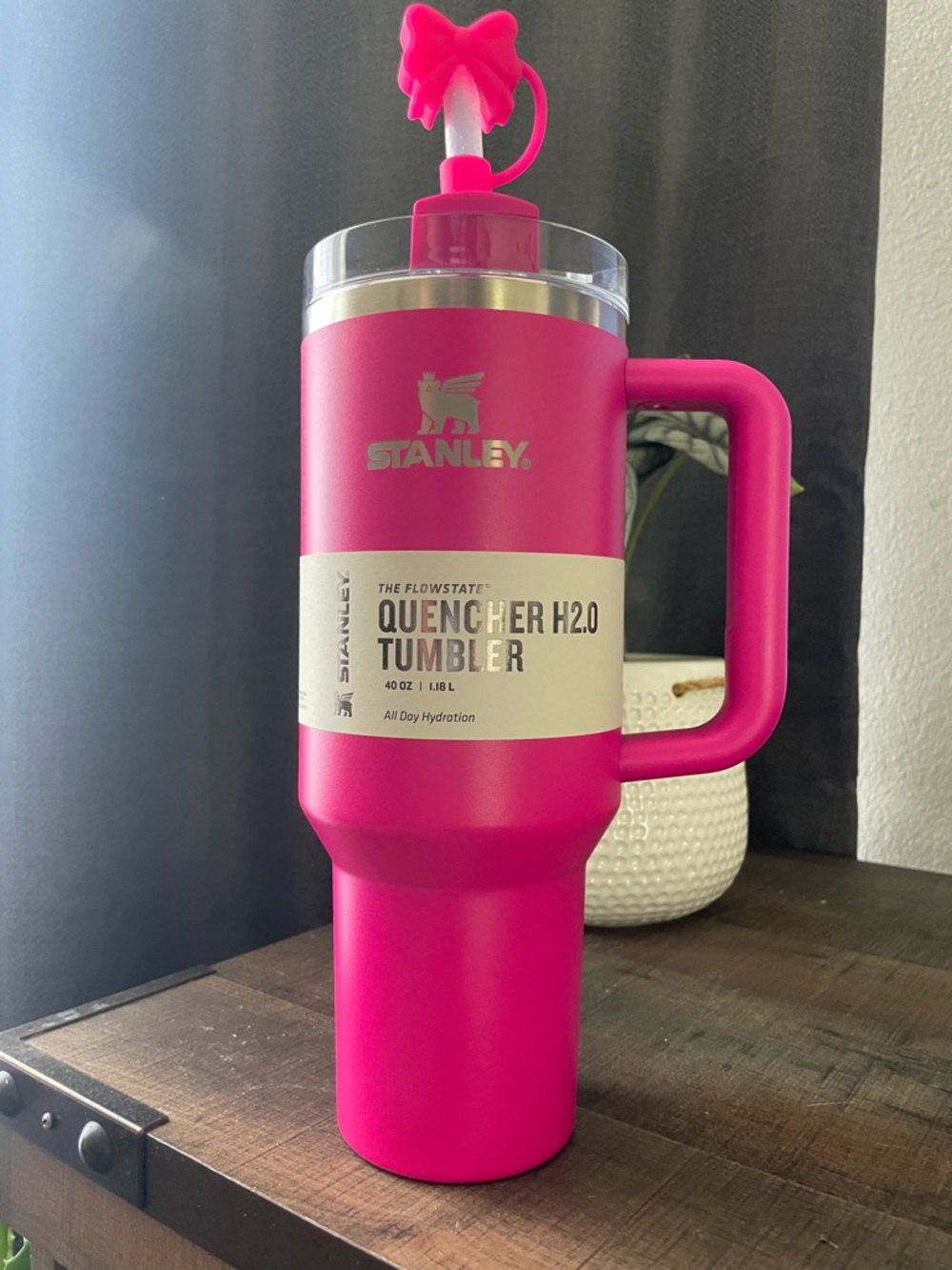 Hot Pink Camelia Limited Edition 2023 Stanley 40oz Quencher Tumbler